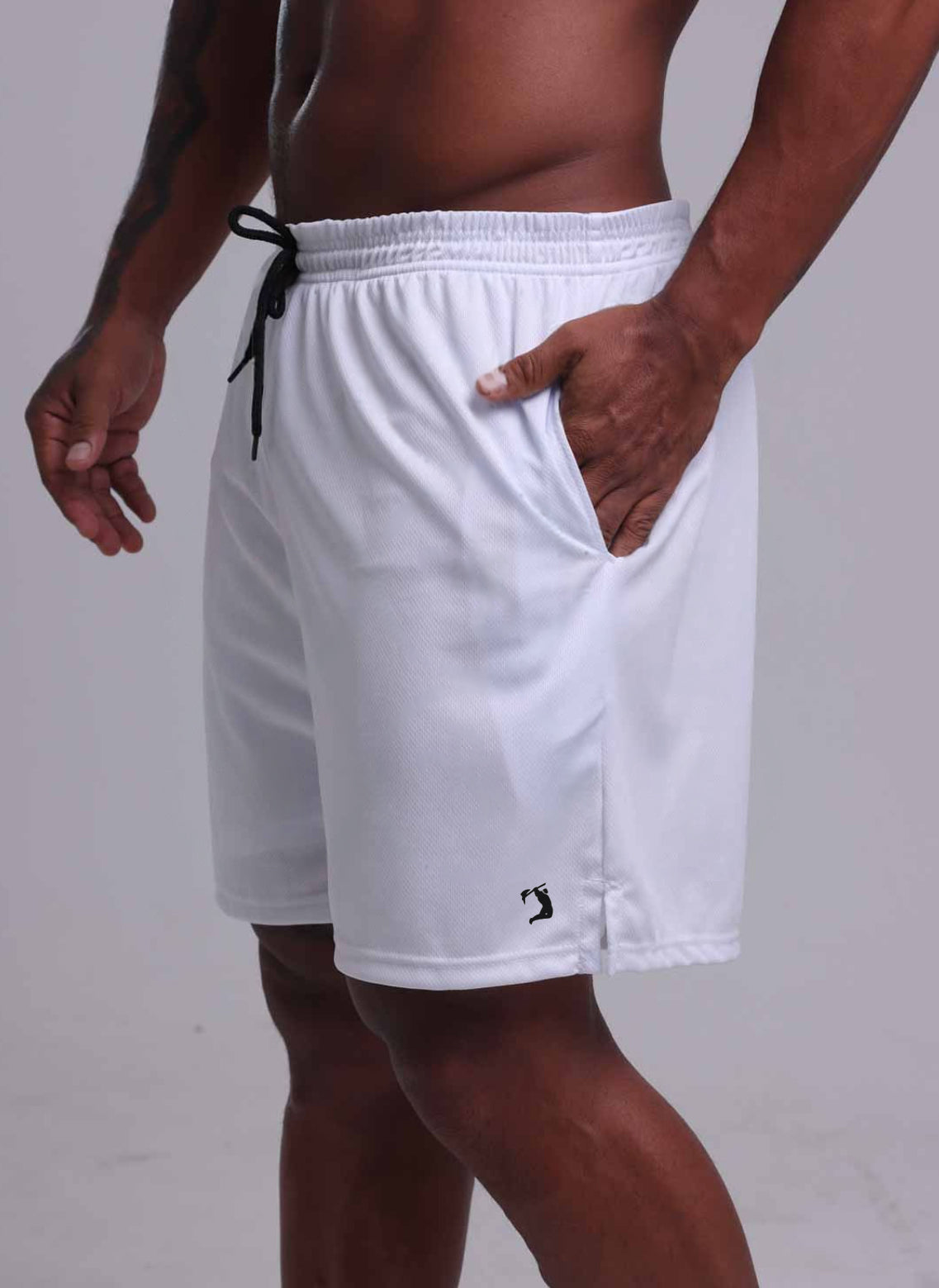 Short Dry-Fit de Compressão - Lift Club - Branco