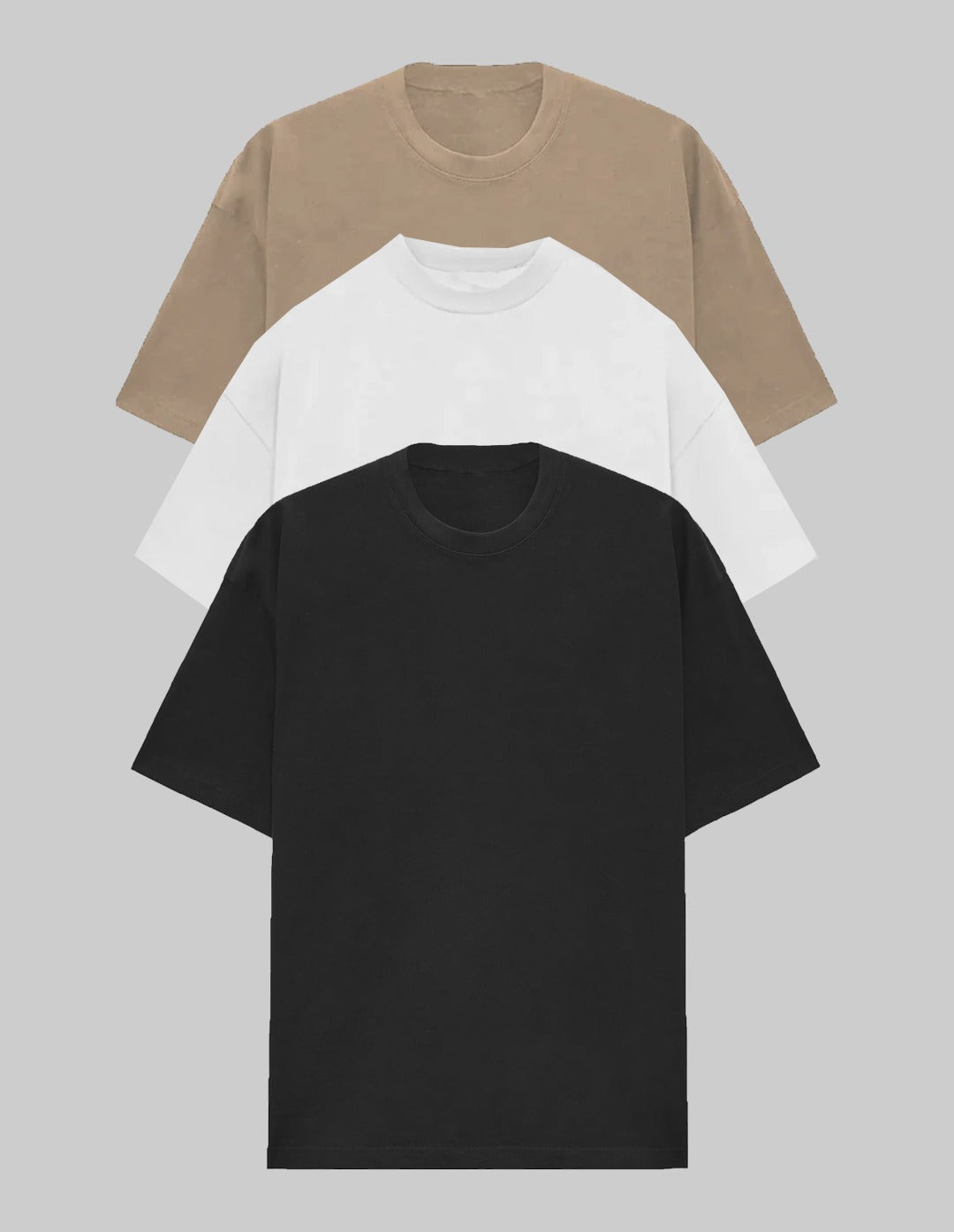 Kit Limitado - 3 Oversized Básicas